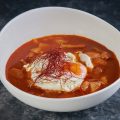 Callos de dompablo... ¡con huevo frito!